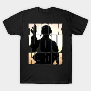 Thank You Heroes Army Soldier Silhouette T-Shirt